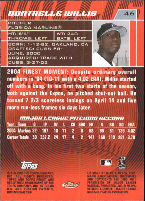 2005 Finest Baseball - Picture 63 of 239