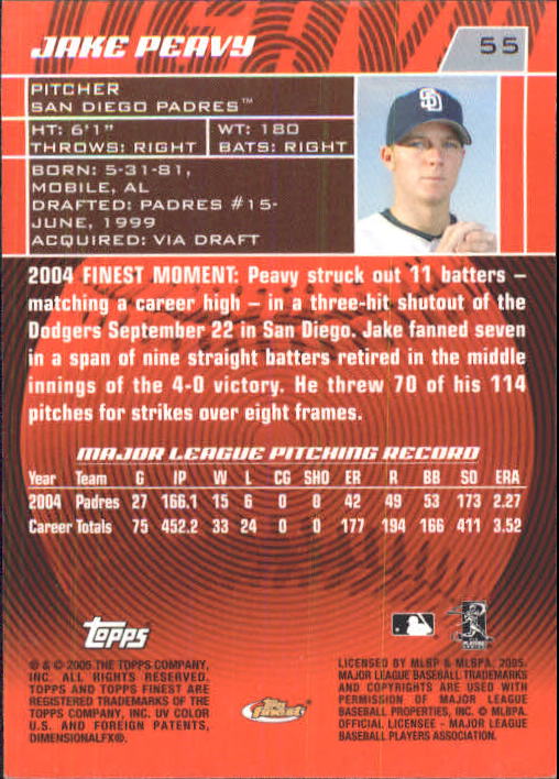 2005 Finest Baseball - Picture 73 of 239