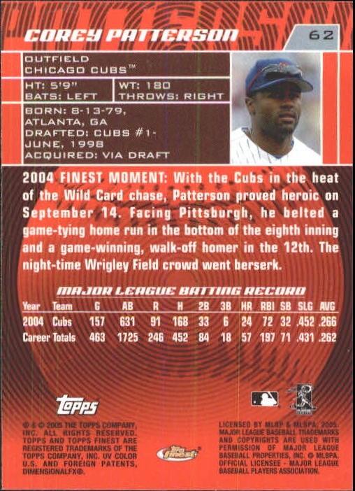 2005 Finest Baseball - Picture 79 of 239