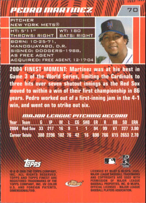 2005 Finest Baseball - Picture 93 of 239