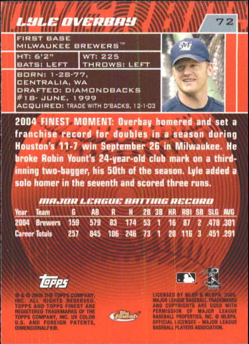 2005 Finest Baseball - Picture 95 of 239