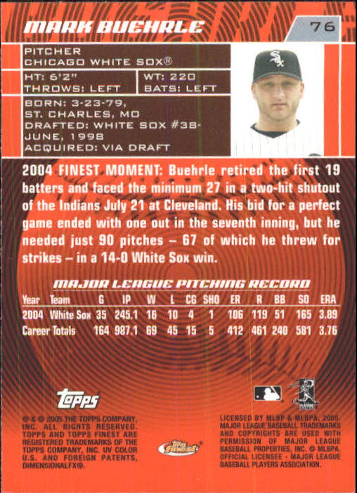 2005 Finest Baseball - Picture 99 of 239