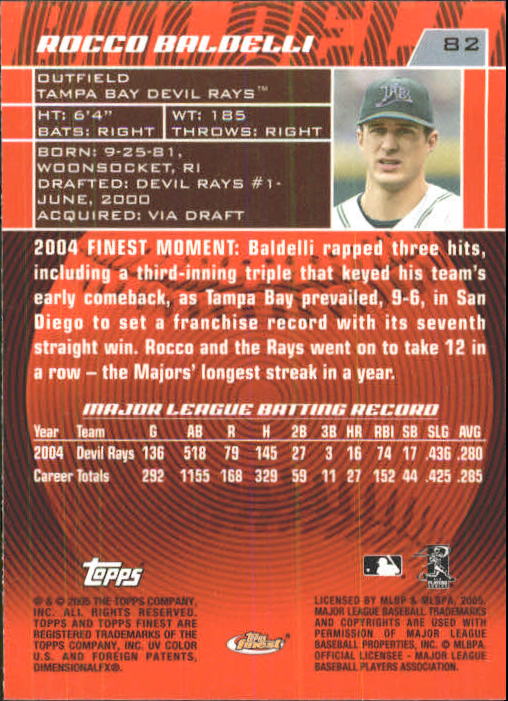 2005 Finest Baseball - Picture 109 of 239