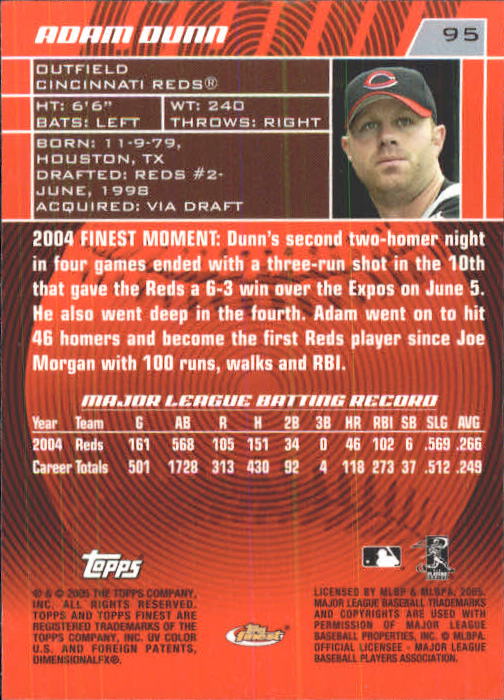 2005 Finest Baseball - Picture 131 of 239