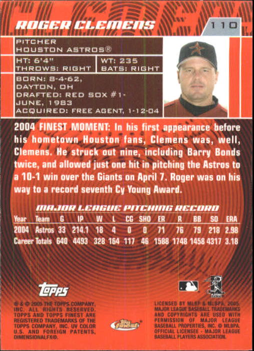 2005 Finest Baseball - Picture 147 of 239