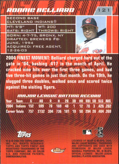 2005 Finest Baseball - Picture 153 of 239