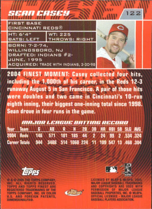 2005 Finest Baseball - Picture 155 of 239