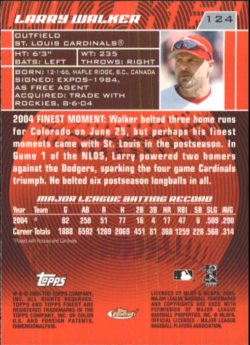 2005 Finest Baseball - Picture 159 of 239