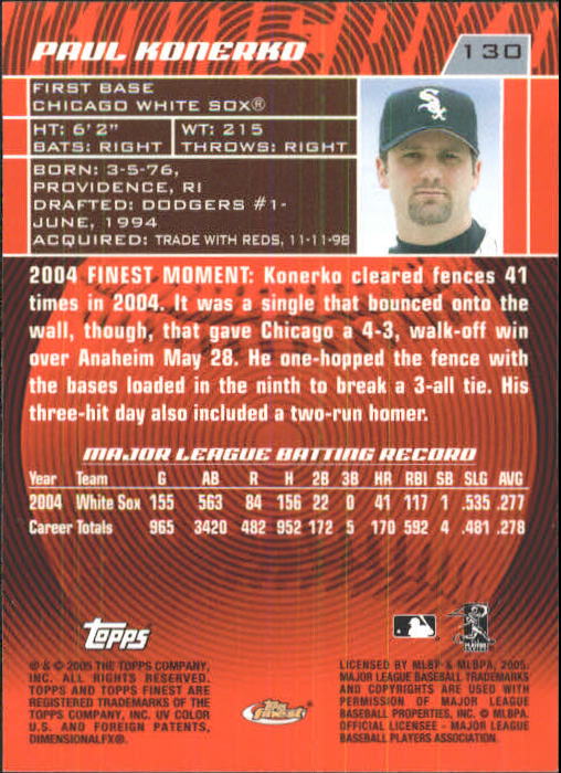 2005 Finest Baseball - Picture 167 of 239