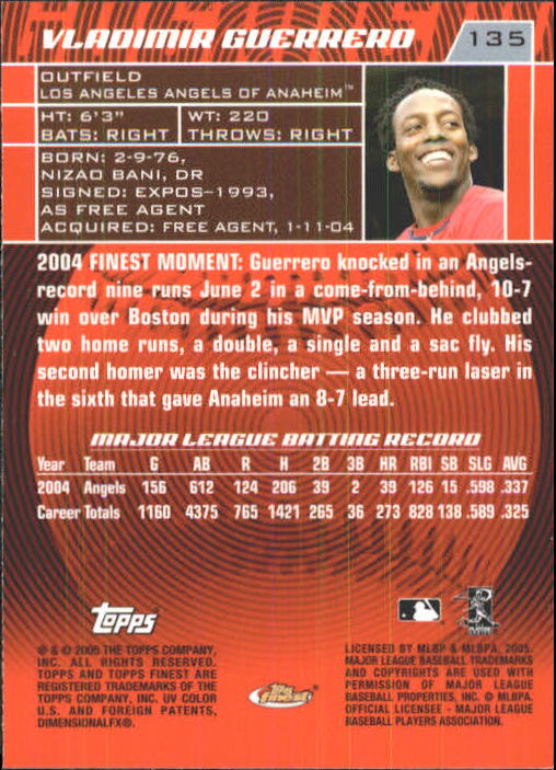 2005 Finest Baseball - Picture 171 of 239