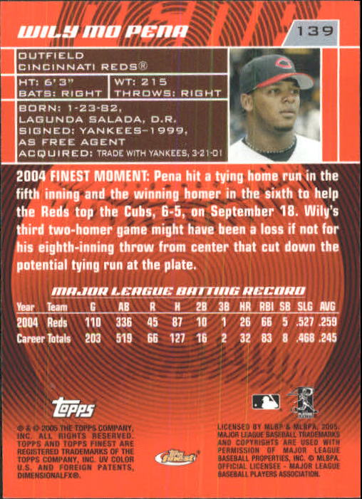 2005 Finest Baseball - Picture 179 of 239