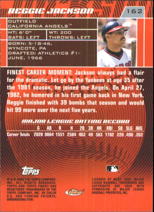 2005 Finest Baseball - Picture 185 of 239