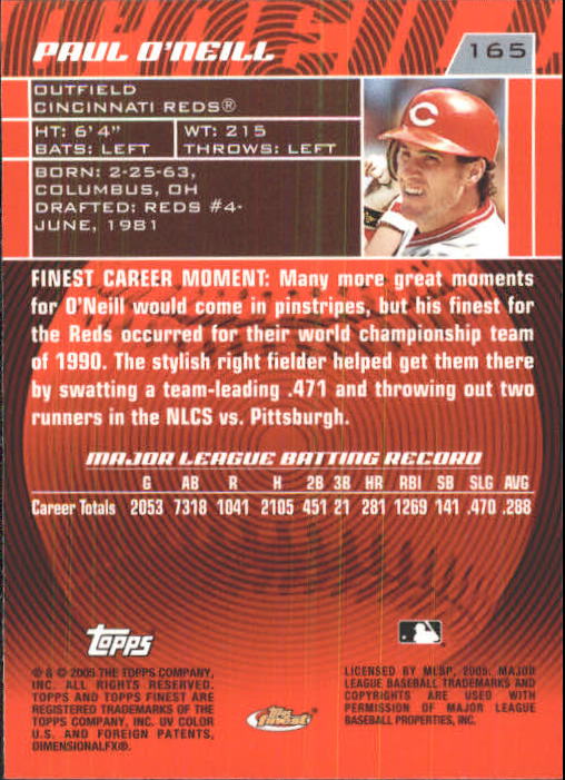 2005 Finest Baseball - Picture 189 of 239