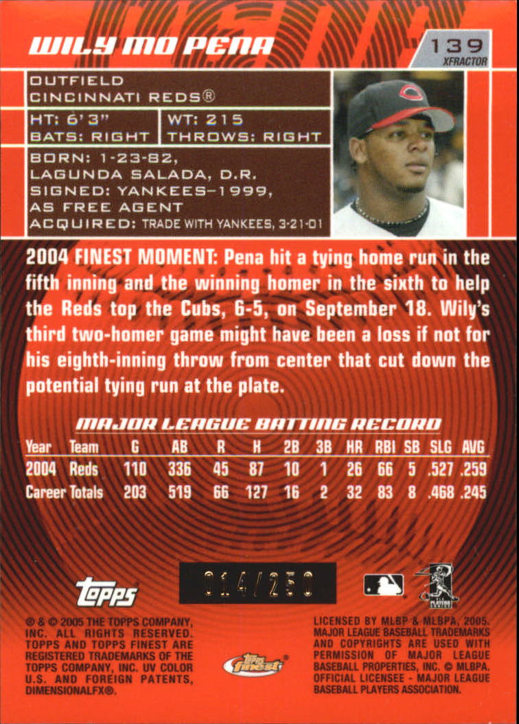 2005 Finest Baseball - Picture 239 of 239