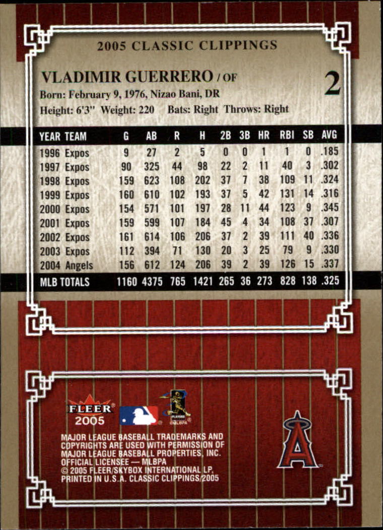 2005 Classic Clippings BB #s 1-125 +Inserts (A7310) - You Pick - 10+ FREE SHIP - Picture 5 of 173