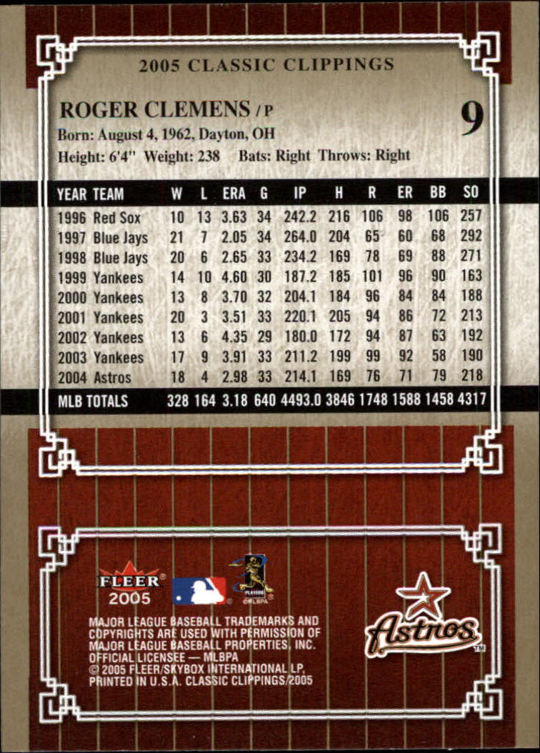 2005 Classic Clippings BB #s 1-125 +Inserts (A7310) - You Pick - 10+ FREE SHIP - Picture 19 of 173