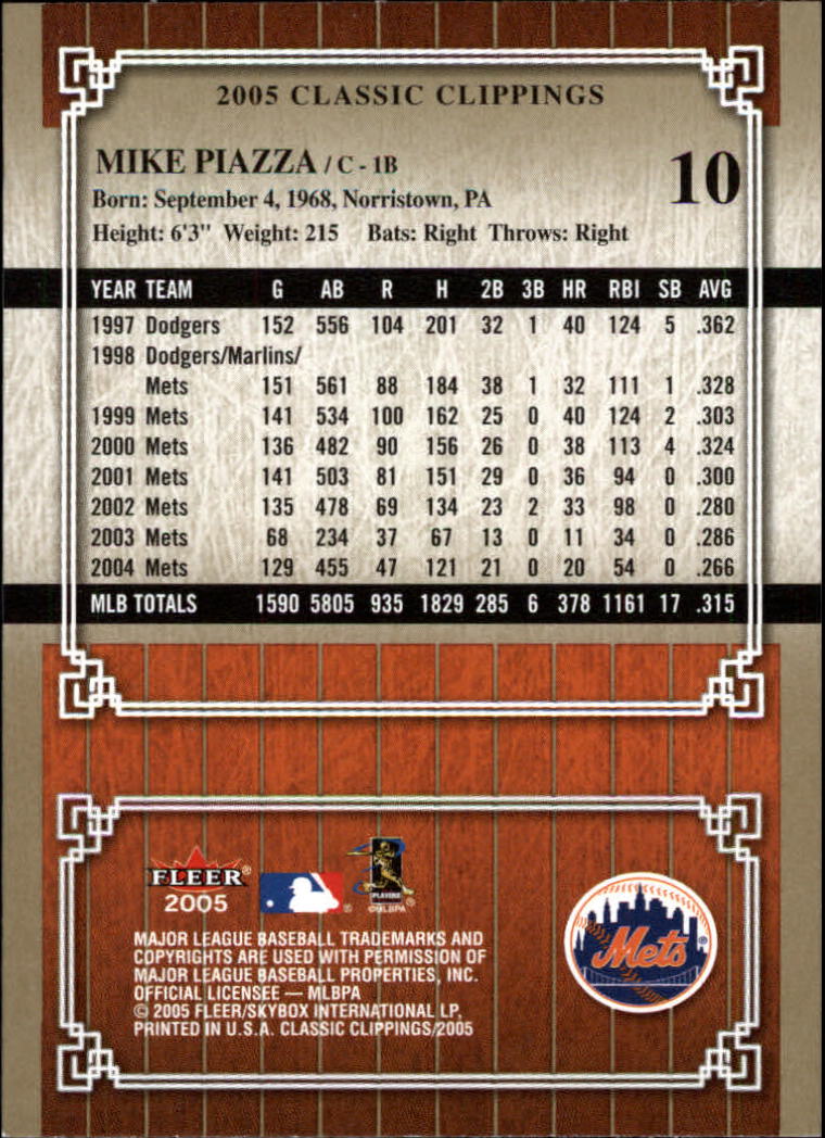 2005 Classic Clippings BB #s 1-125 +Inserts (A7310) - You Pick - 10+ FREE SHIP - Picture 21 of 173