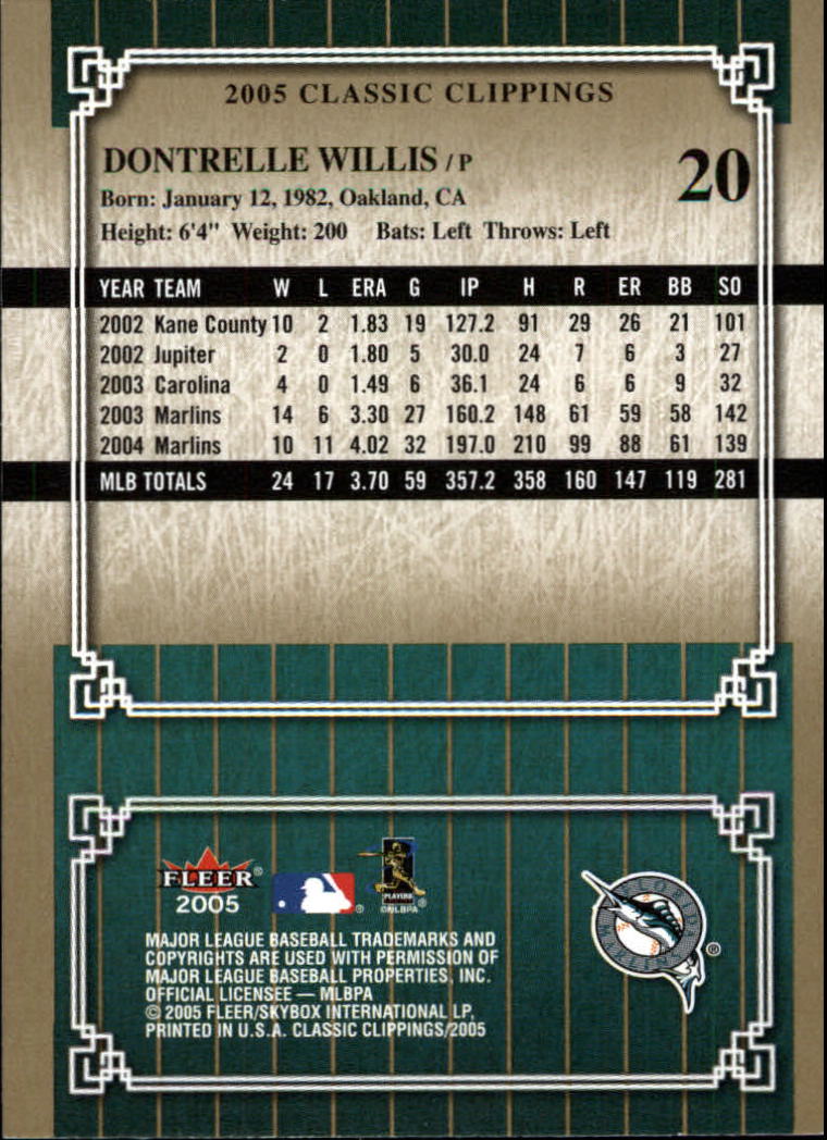 2005 Classic Clippings BB #s 1-125 +Inserts (A7310) - You Pick - 10+ FREE SHIP - Picture 41 of 173