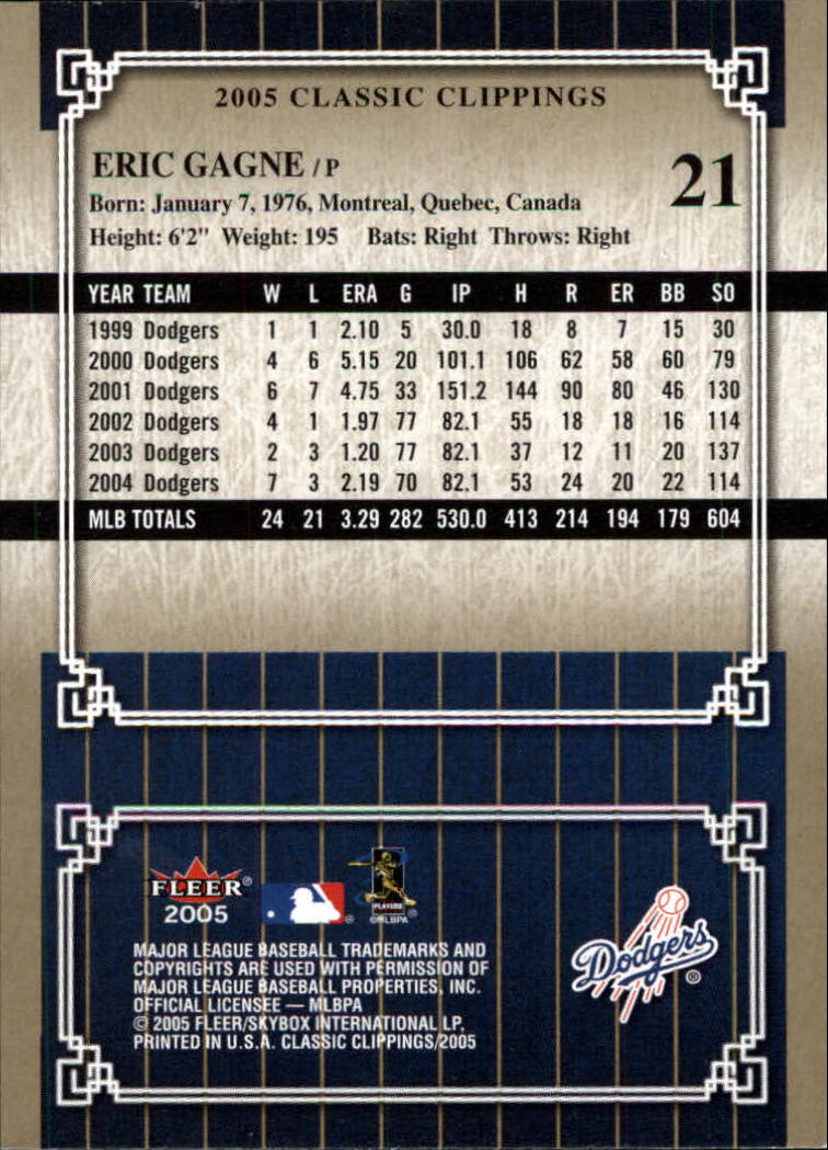 2005 Classic Clippings BB #s 1-125 +Inserts (A7310) - You Pick - 10+ FREE SHIP - Picture 43 of 173