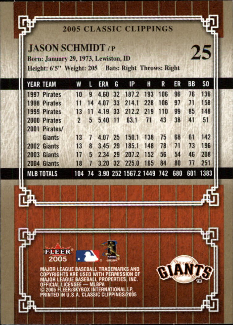 2005 Classic Clippings BB #s 1-125 +Inserts (A7310) - You Pick - 10+ FREE SHIP - Picture 51 of 173