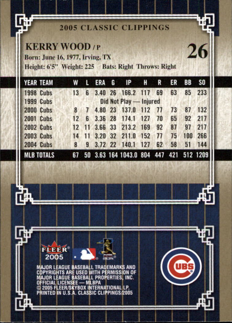 2005 Classic Clippings BB #s 1-125 +Inserts (A7310) - You Pick - 10+ FREE SHIP - Picture 53 of 173