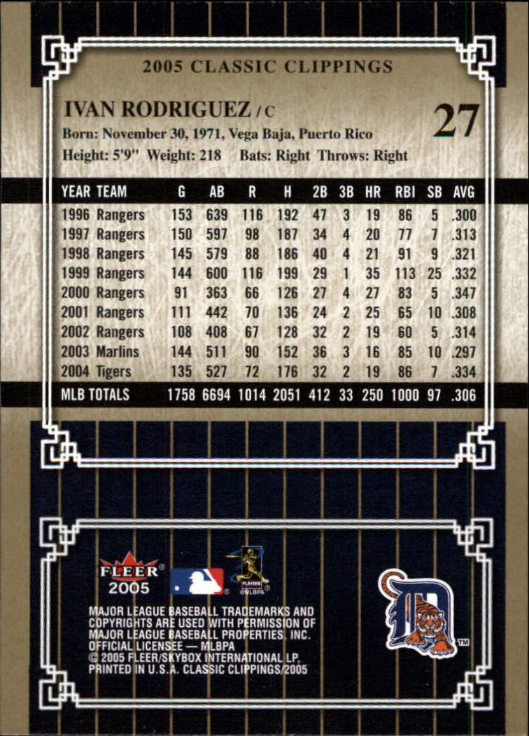 2005 Classic Clippings BB #s 1-125 +Inserts (A7310) - You Pick - 10+ FREE SHIP - Picture 55 of 173