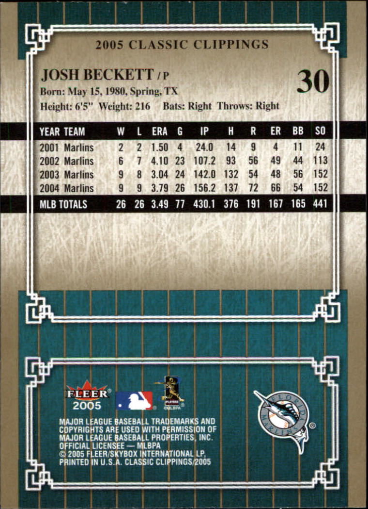 2005 Classic Clippings BB #s 1-125 +Inserts (A7310) - You Pick - 10+ FREE SHIP - Picture 61 of 173