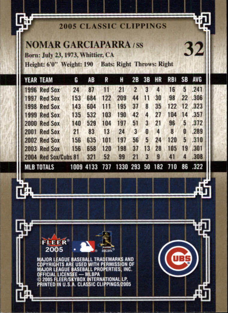 2005 Classic Clippings BB #s 1-125 +Inserts (A7310) - You Pick - 10+ FREE SHIP - Picture 65 of 173