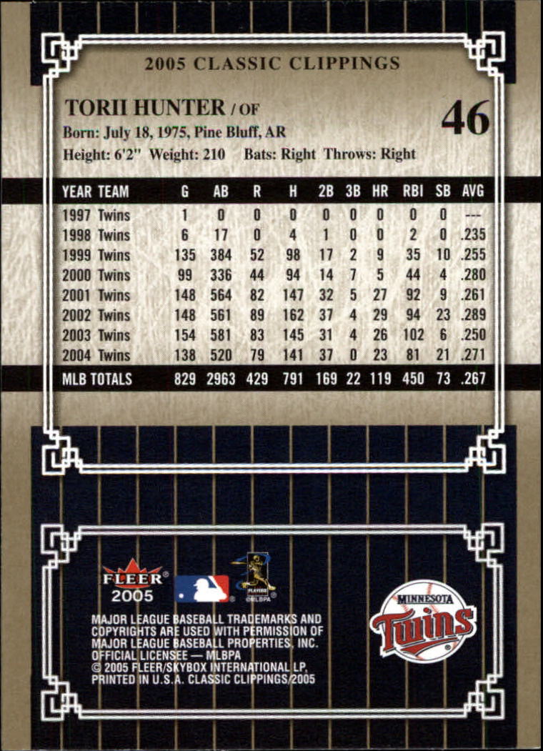 2005 Classic Clippings BB #s 1-125 +Inserts (A7310) - You Pick - 10+ FREE SHIP - Picture 93 of 173