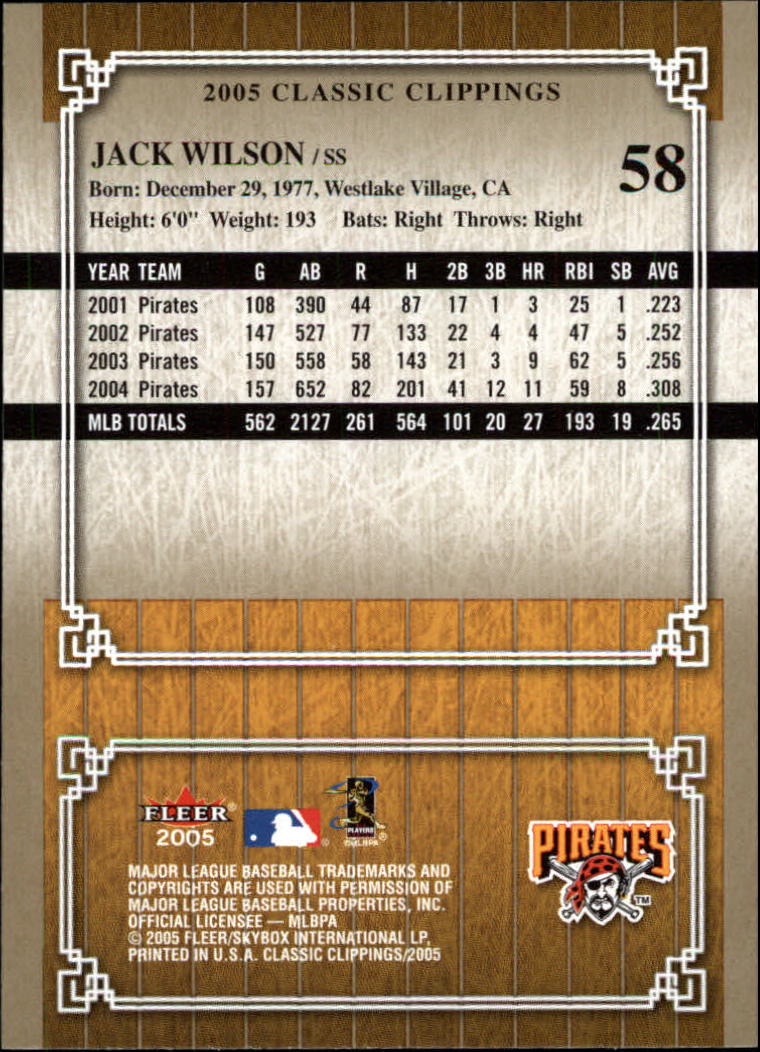 2005 Classic Clippings BB #s 1-125 +Inserts (A7310) - You Pick - 10+ FREE SHIP - Picture 117 of 173