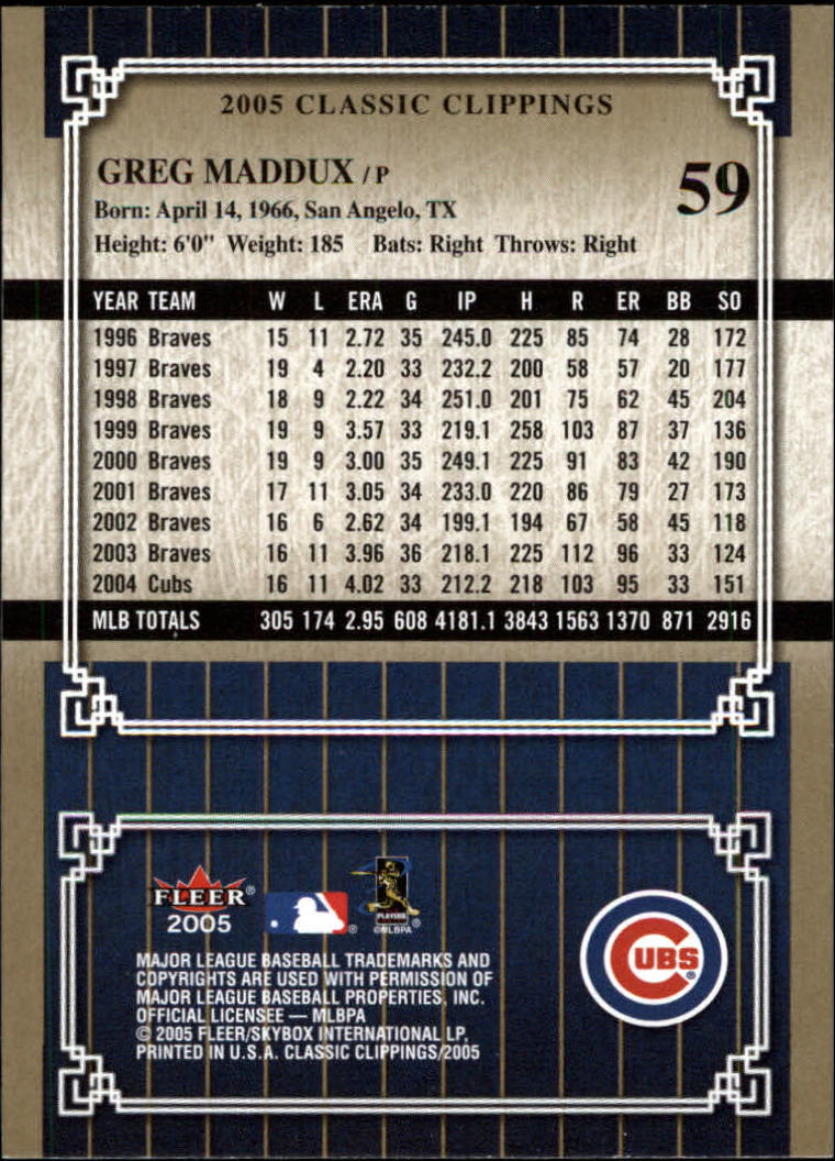 2005 Classic Clippings BB #s 1-125 +Inserts (A7310) - You Pick - 10+ FREE SHIP - Picture 119 of 173