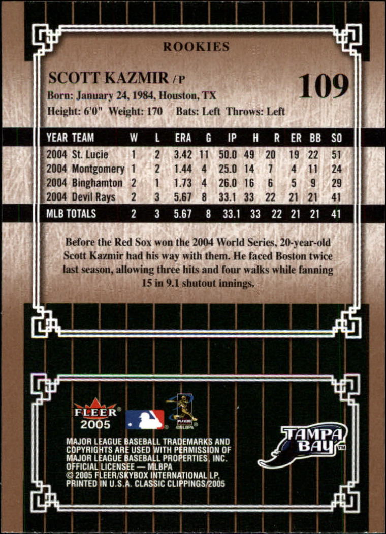 2005 Classic Clippings BB #s 1-125 +Inserts (A7310) - You Pick - 10+ FREE SHIP - Picture 153 of 173