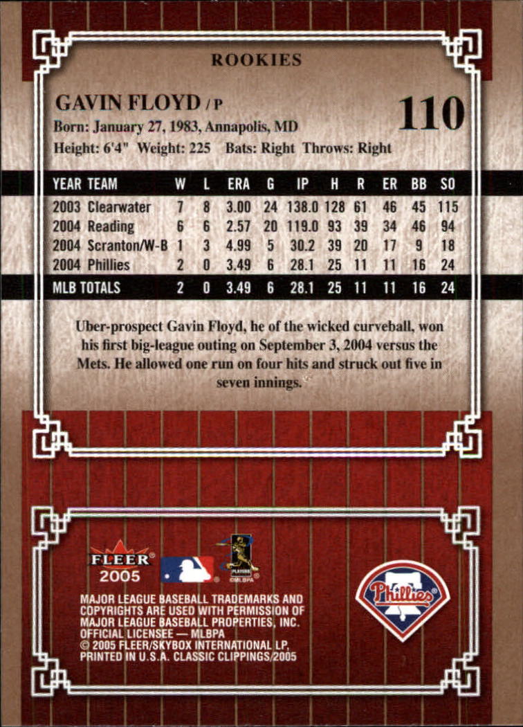 2005 Classic Clippings BB #s 1-125 +Inserts (A7310) - You Pick - 10+ FREE SHIP - Picture 155 of 173