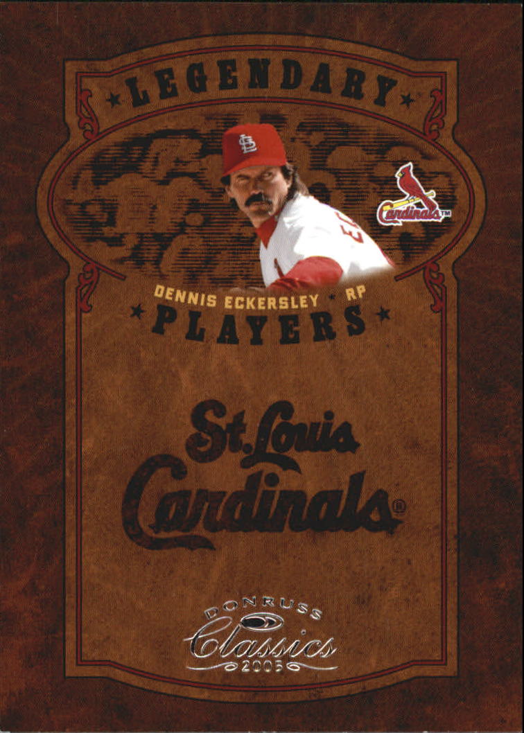 Tarjetas de inserción ""Legendary Lemberjacks and Players"" de béisbol Donruss Classics 2005 - Imagen 62 de 133