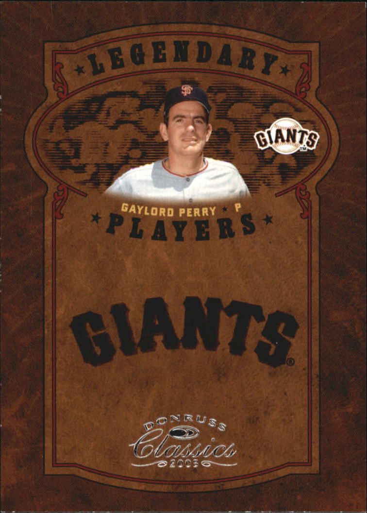 Tarjetas de inserción ""Legendary Lemberjacks and Players"" de béisbol Donruss Classics 2005 - Imagen 72 de 133