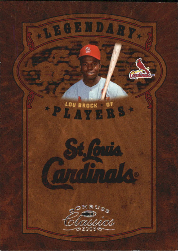 Tarjetas de inserción ""Legendary Lemberjacks and Players"" de béisbol Donruss Classics 2005 - Imagen 86 de 133