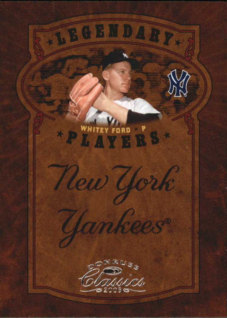 Tarjetas de inserción ""Legendary Lemberjacks and Players"" de béisbol Donruss Classics 2005 - Imagen 114 de 133