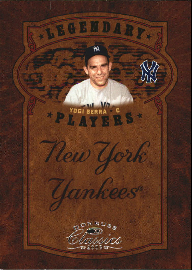 Tarjetas de inserción ""Legendary Lemberjacks and Players"" de béisbol Donruss Classics 2005 - Imagen 118 de 133
