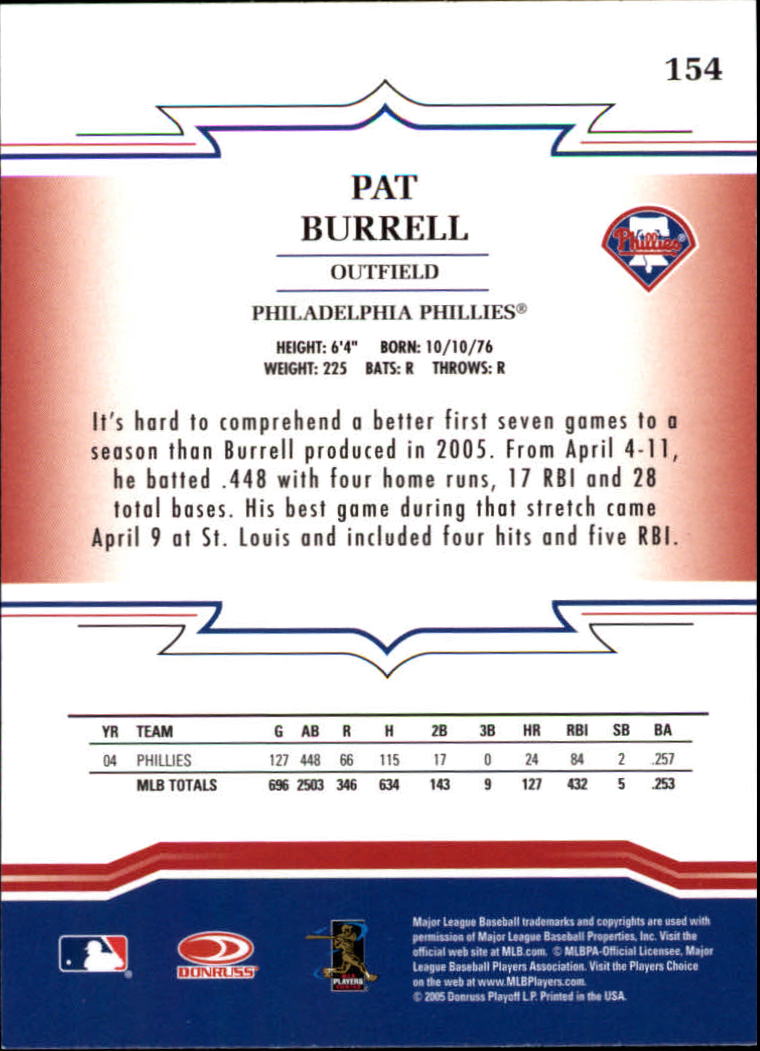2005 Throwback Threads Baseball Card Pick - Picture 215 of 419