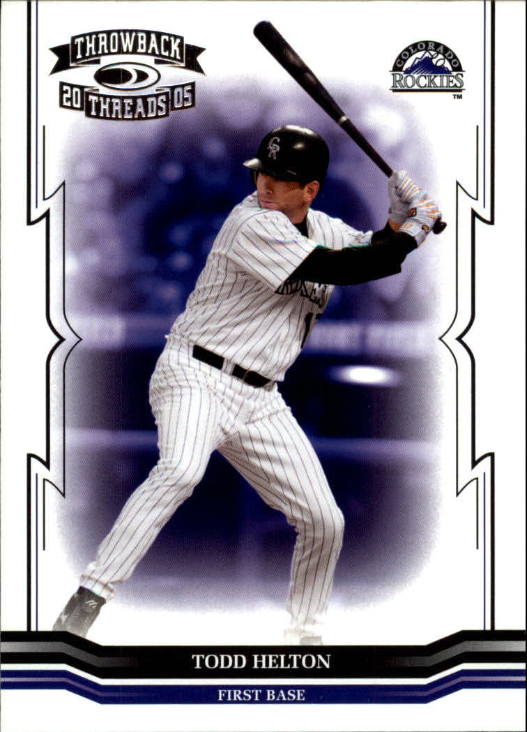 2005 Throwback Threads Baseball Card Pick - Picture 238 of 419