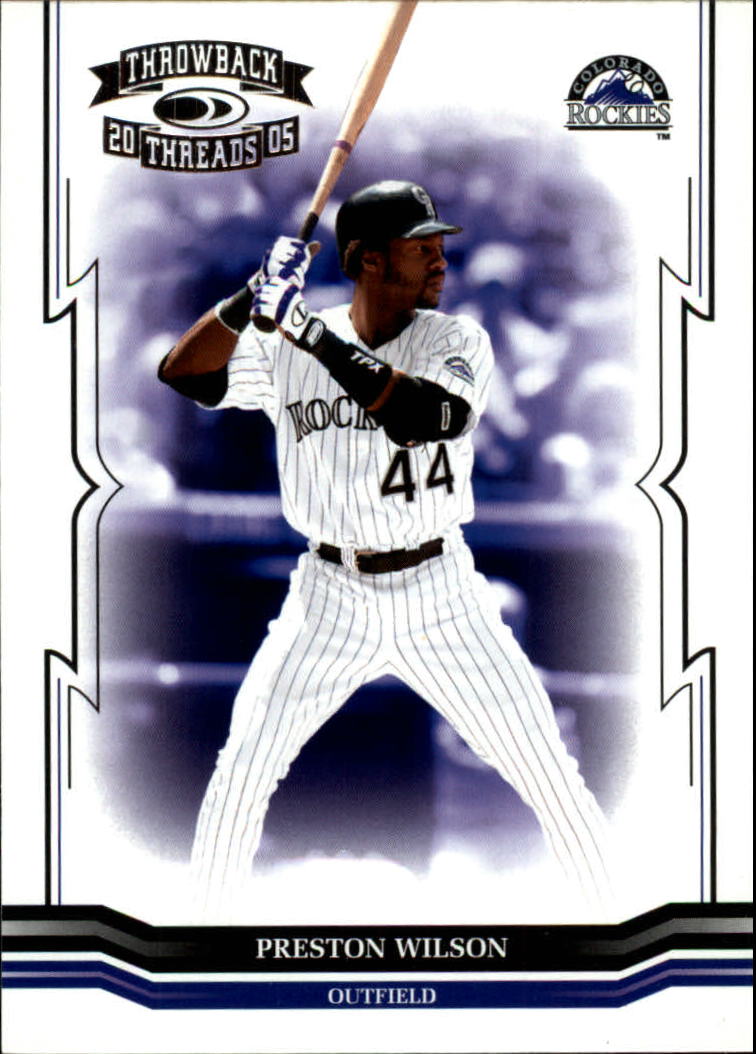 2005 Throwback Threads Baseball Card Pick - Picture 292 of 419