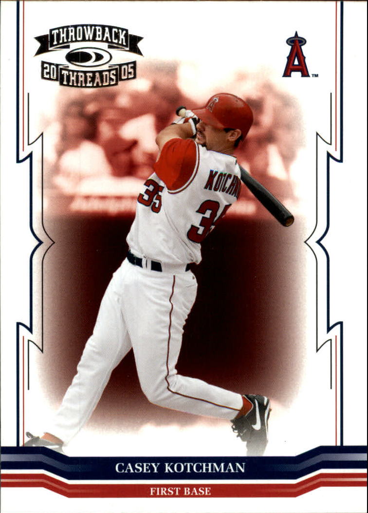 2005 Throwback Threads Baseball Card Pick - Picture 306 of 419