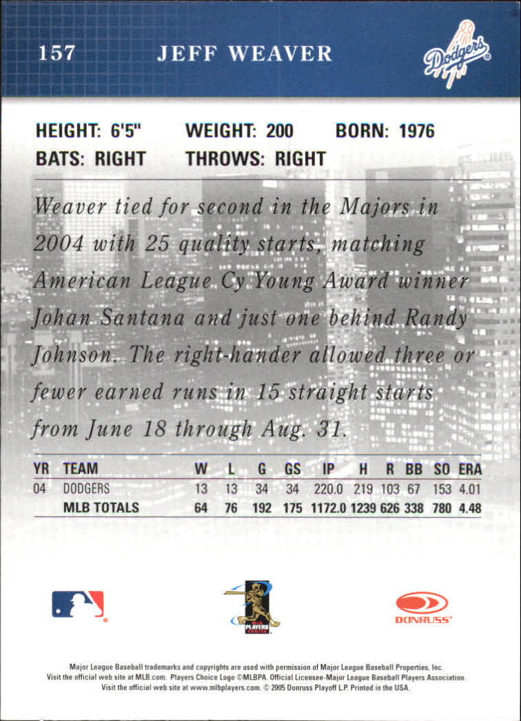 2005 Studio Baseball "Main Set" Cards #151 to #300 - Picture 15 of 257