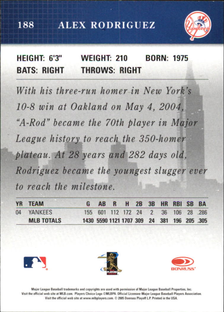 2005 Studio Baseball "Main Set" Cards #151 to #300 - Picture 71 of 257
