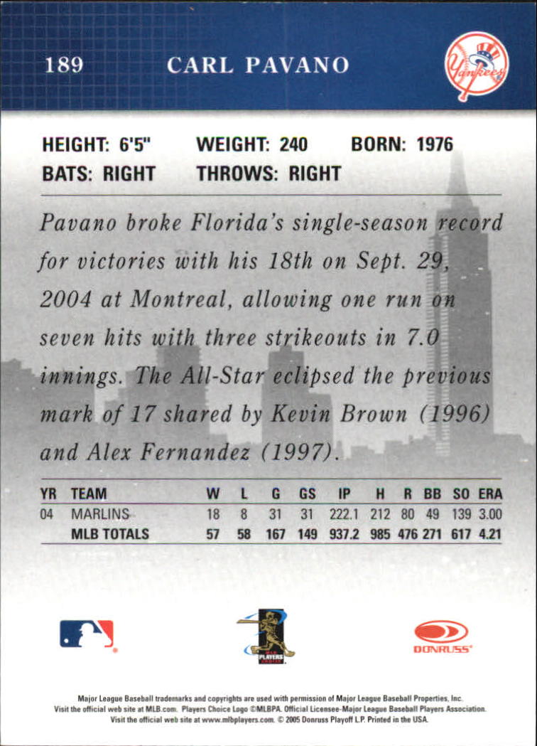 2005 Studio Baseball "Main Set" Cards #151 to #300 - Picture 73 of 257