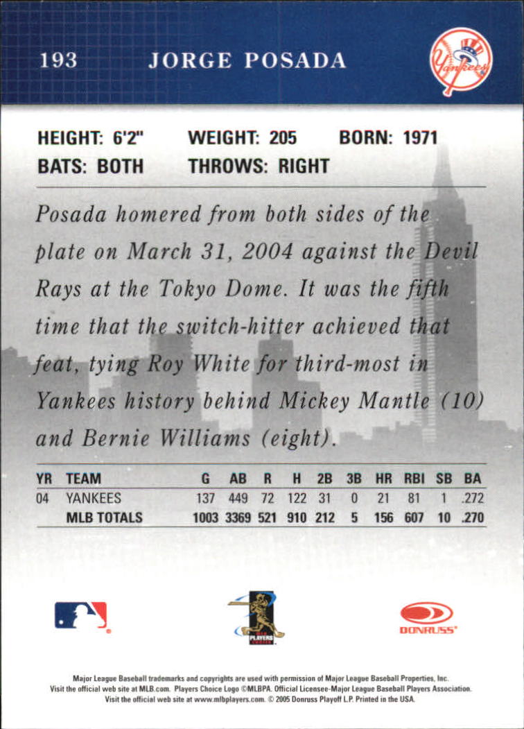 2005 Studio Baseball "Main Set" Cards #151 to #300 - Picture 79 of 257