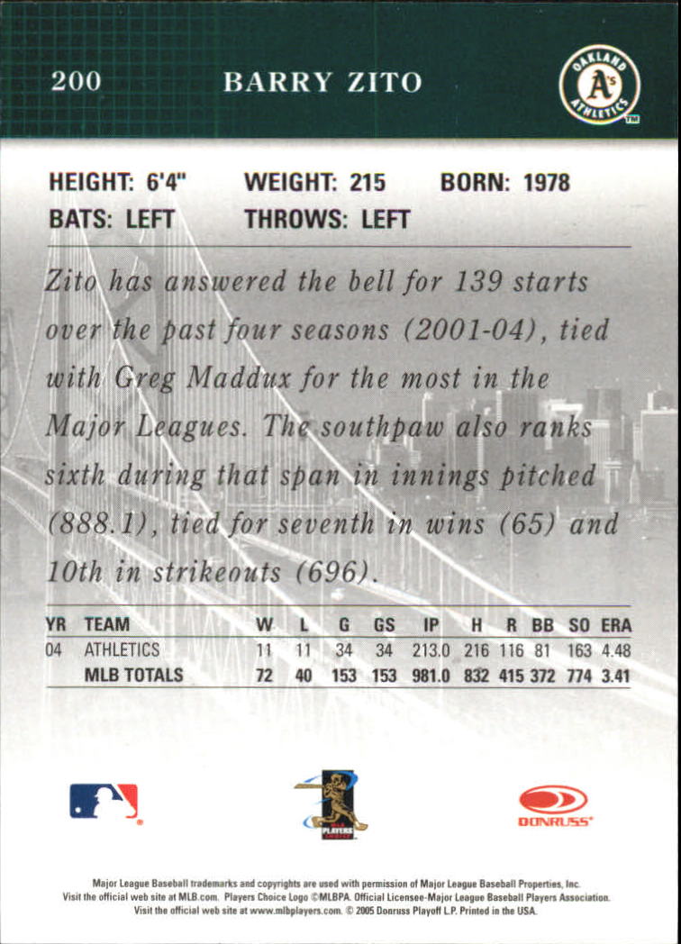 2005 Studio Baseball "Main Set" Cards #151 to #300 - Picture 91 of 257