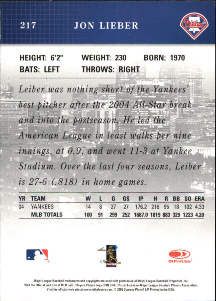 2005 Studio Baseball "Main Set" Cards #151 to #300 - Picture 117 of 257