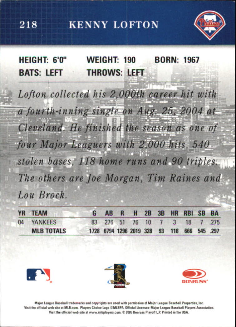 2005 Studio Baseball "Main Set" Cards #151 to #300 - Picture 119 of 257