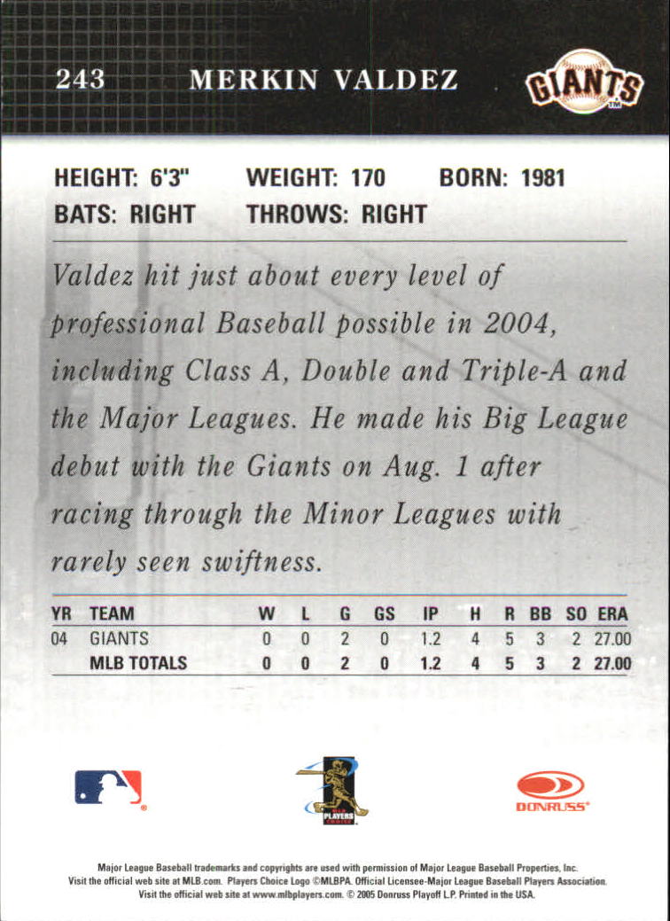 2005 Studio Baseball "Main Set" Cards #151 to #300 - Picture 161 of 257